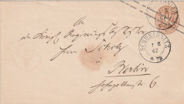 Allemagne Prusse Entier Postal Schweidnitz 1867 - Entiers Postaux