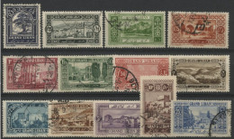 GRAND LIBAN N° 50 à 62 COTE 33 € Oblitérés. Série Complète - Used Stamps