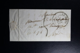 France : Letter 1839 Le Mans To Paris - 1801-1848: Precursors XIX