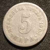 SERBIE - SERBIA - 5 PARA 1904 - KM 18 - Serbia