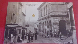 88 DARNEY LES HALLES ENSEIGNE CARTES POSTALES ILLUSTREES COMMERCE - Darney