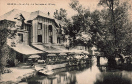 FRANCE - Yvelines - Orgeval - La Terrasse Et L'Etang Carte Postale Ancienne - Orgeval