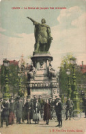 BELGIQUE - Flandre Orientale - Gand - La Statue De Jacques Van Artevelde - Colorisé - Carte Postale Ancienne - Gent