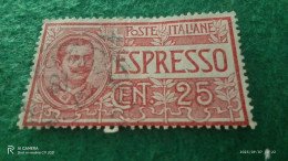 ıTALYA-1944-1946    25 CENT     USED - Airmail