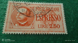 ıTALYA-1944-1946    2.50  LİRE    USED - Poste Aérienne