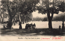 FRANCE - Marseille - Place Jean Jaurès - La Plaine - Carte Postale Ancienne - Cinq Avenues, Chave, Blancarde, Chutes Lavies