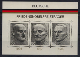 BF N° 10 D'Allemagne - X X - ( E 719 ) - ( Prix Nobel De La Paix ) - Prix Nobel