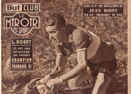 BUT CLUB LE MIROIR DES SPORTS 331 1952 CYCLISME BIDOT BOBET SCHULTE PETERS RONDEAUX FERTE JOUARRE CLAMART BOXE FOOT - Sport