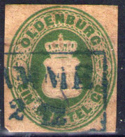 Alemania (Oldenburg)  Nº 15.  Año 1862 - Oldenburg