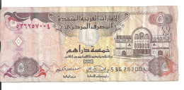 EMIRATS ARABES UNIS 5 DIRHAMS 2007 VF P 19 D - Emirats Arabes Unis