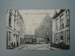 Menin - Rue D'Ypres Et Eglise St François - Menen
