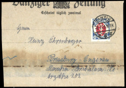 1921, Danzig, 78, Brief - Briefe U. Dokumente