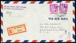 1951, Bizone, 96 Wg + 90eg, Brief - Briefe U. Dokumente