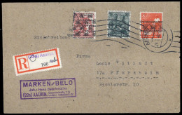 1948, Bizone, 49 II U.a., Brief - Briefe U. Dokumente