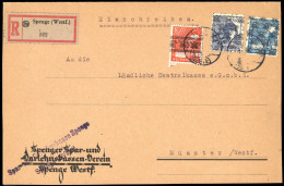 1948, Bizone, 50 II + 43 II U.a., Brief - Briefe U. Dokumente