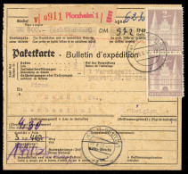 1948, Bizone, 98 II (2) U.a., Brief - Cartas & Documentos