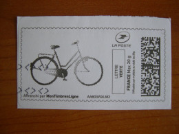 France Montimbrenligne Sur Fragment Vélo - Francobolli Stampabili (Montimbrenligne)