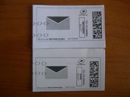 France Montimbrenligne Sur Fragment Enveloppe LP + LV - Druckbare Briefmarken (Montimbrenligne)