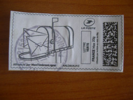 France Montimbrenligne Sur Fragment Boite à Lettres Cad - Printable Stamps (Montimbrenligne)