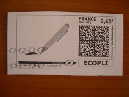 France Montimbrenligne Sur Fragment Stylo  Bille - Francobolli Stampabili (Montimbrenligne)