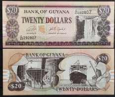 Guyana 20 Dollar 2018 P.39 UNC.(B1/9 - Guyana