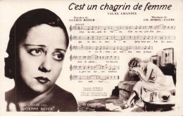 SPECTACLE -  Musique Et Musicien - C'est Un Chagrin De Femme - Carte Postale Ancienne - Música Y Músicos