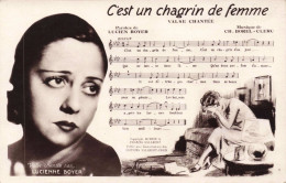 SPECTACLE -  Musique Et Musicien - C'est Un Chagrin De Femme - Carte Postale Ancienne - Musica E Musicisti