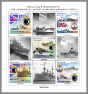 SIERRA LEONE 2023 MNH Submarines U-Boote Sous-marins M/S - OFFICIAL ISSUE - DHQ2336 - Submarines