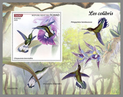 CHAD 2023 MNH Hummingbirds Kolibris Colibris S/S - OFFICIAL ISSUE - DHQ2336 - Colibríes