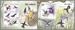 CHAD 2023 MNH Hummingbirds Kolibris Colibris M/S+S/S - OFFICIAL ISSUE - DHQ2336 - Colibrì