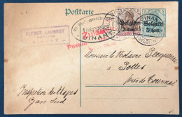 Belgique, Entier-carte (occupation) + Complément De Dinant 1917 + Censure Dinant - (A220) - Other & Unclassified