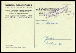 1951, Österreich, Brief - Mechanische Stempel