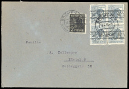 1948, Bizone, 40 I (4) U.a., Brief - Cartas & Documentos