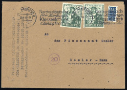 1949, Bizone, 103 (2), Brief - Briefe U. Dokumente