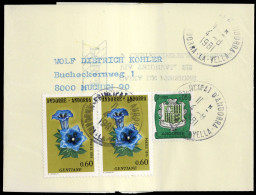 1981, Andorra Französische Post, 164, 266 (2), Brief - Autres & Non Classés