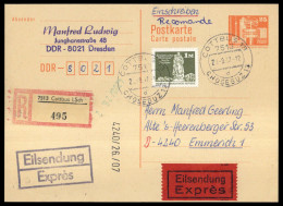 1987, DDR, P 87 I, 2561, Brief - Other & Unclassified