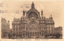 BELGIQUE  - Anvers  - Antwerpen - Gare Centrale - Carte Postale Ancienne - Antwerpen