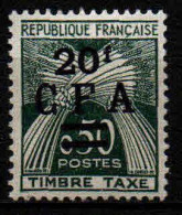 Réunion Cfa - 1962 - DOM TOM - Tb Taxe N°  47   - Neufs * - MLH - Strafport