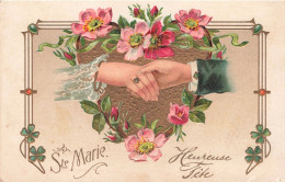 ILLUSTRATION - Mains D'un Couple Marié - Carte Postale Ancienne - Sin Clasificación