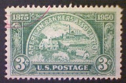 United States, Scott #1987, Used(o), 1950, American Bankers, 3¢, Yellow Green - Gebruikt