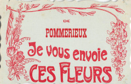 CPA 53 DE POMMERIEUX / JE VOUS ENVOIE CES FLEURS - Altri & Non Classificati