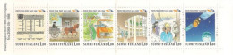 Finland Finnland Finlande 1988 State Post Service In Finland 350 Ann Set Of 6 Stamps In Booklet Mint - Carnets