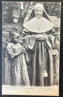 SP CPA GABON / MISSIONS DES PP SAINT ESPRIT / UNE HEROINE AFRICAINE SOEUR SAINT CHARLES DE CASTRES / SANS CORRESPONDANCE - Covers & Documents