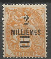 ALEXANDRIE N° 65 NEUF*  TRACE DE CHARNIERE  / Hinge  / MH - Neufs