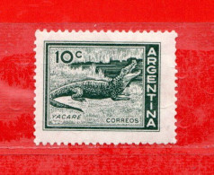 (Mn1)  Argentina - ** 1959 - Alligator, Yvert  602.   MNH. - Unused Stamps