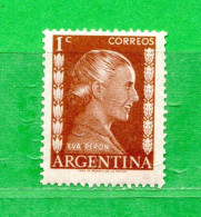 (Mn1)  Argentina - ** 1952 - Eva Peron.  Yvert  517.   MNH. - Neufs
