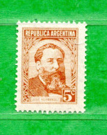 (Mn1)  Argentina - ** 1957 - EFFIGE DI JOSE' HERNANDEZ.  Yvert  578A.   MNH. - Ungebraucht