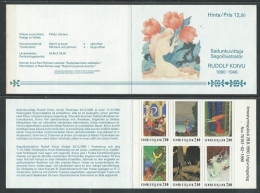 Finland Finnland Finlande 1990 Painter Rudolf Koivu Chirdren Fairy Tales Pictures Set Of 6 Stamps In Booklet Mint - Booklets