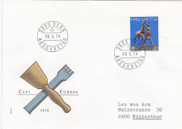 EUROPA CEPT, COVER FDC, 1974, SWITZERLAND - 1974