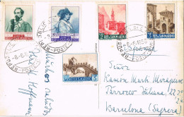 51660. Postal SAN MARINO 1956. Vista Monte Titano - Cartas & Documentos